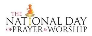 National Day of Prayer and Worship simple logo